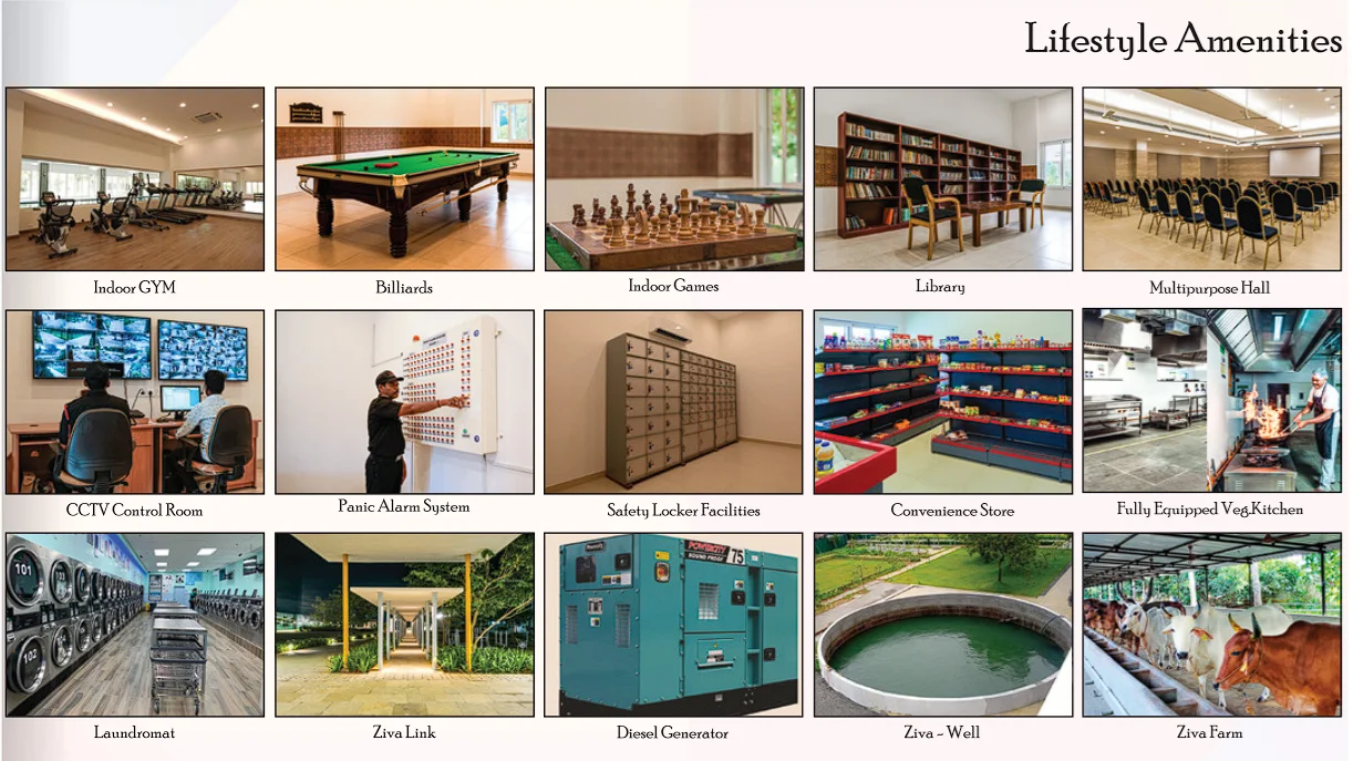 Amenities @ Ziva Active Retirement Community